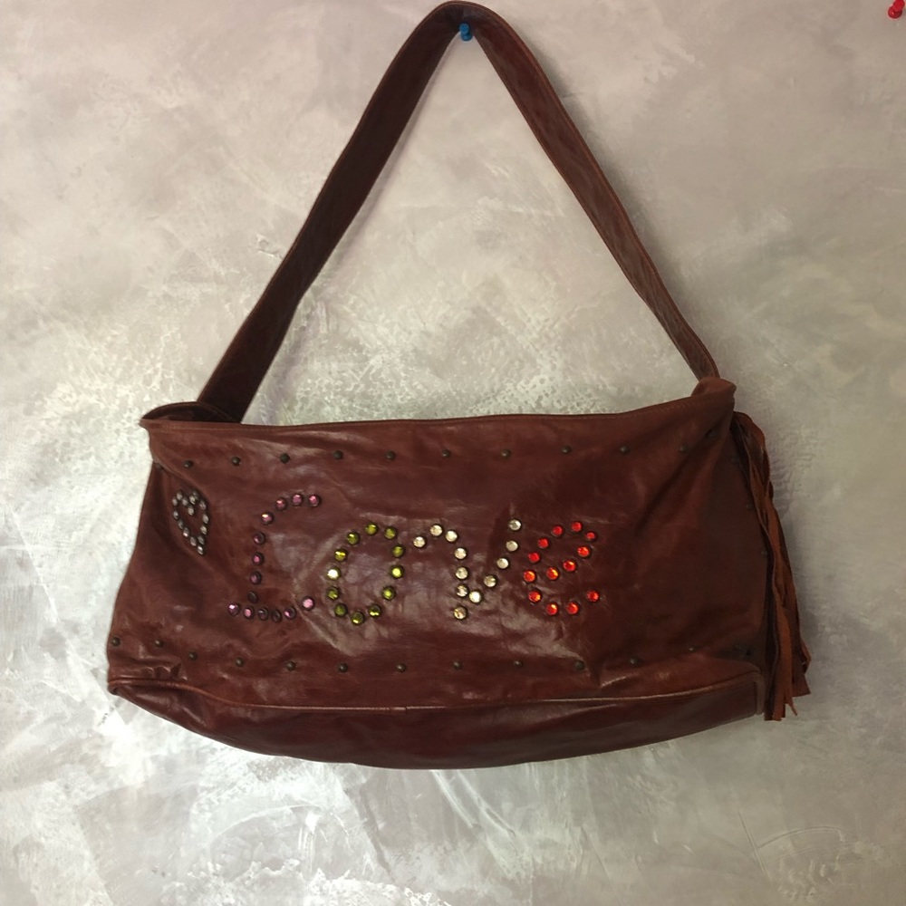 NEW The Love Bag - Brown Leather Love Purse
